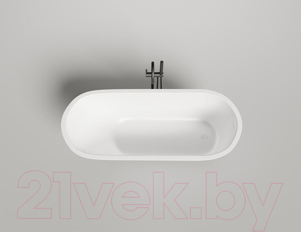 Изображение товара Ванна из искусственного мрамора Salini Ornella Kit 170x80 / 102424M (S-Stone, матовый)