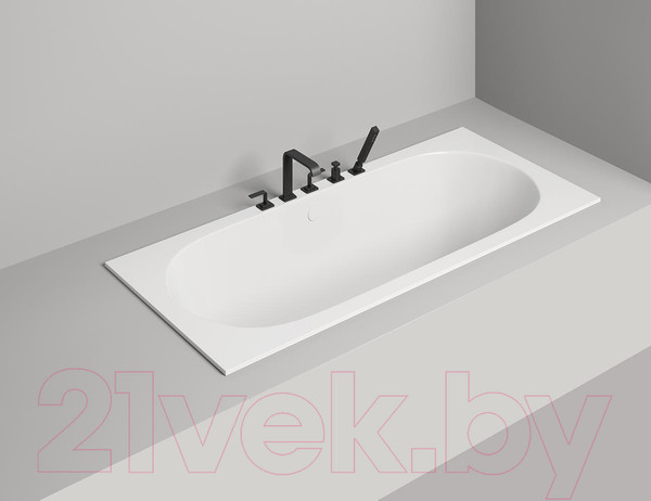 Изображение товара Ванна из искусственного мрамора Salini Ornella Axis 180x80 / 103421M (S-Stone, матовый)