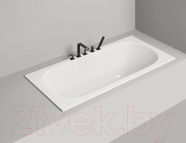 Изображение товара Ванна из искусственного мрамора Salini Ornella Axis 190x90 / 103422M (S-Stone, матовый)