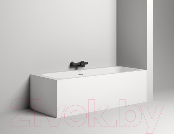 Изображение товара Ванна из искусственного мрамора Salini Ornella Axis Kit 190x90 / 103522M (S-Stone, матовый)