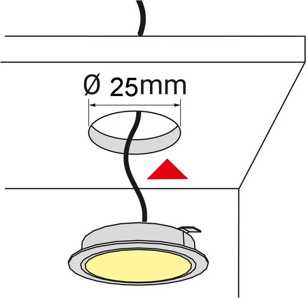 Изображение товара Подсветка для мебели Империал Мишель для портала 3-х дверного шкафа