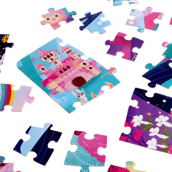 Изображение товара Пазл Puzzle Time С фонариком В гостях у ламы / 7149463 (88эл)
