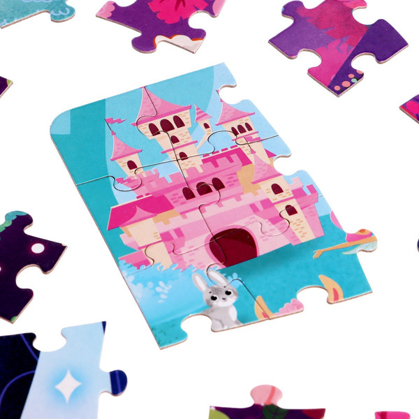 Изображение товара Пазл Puzzle Time С фонариком В гостях у ламы / 7149463 (88эл)