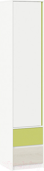 Изображение товара Шкаф-пенал ТриЯ Сканди СМ-386.07.21-20 (дуб гарден/белый/зеленый)