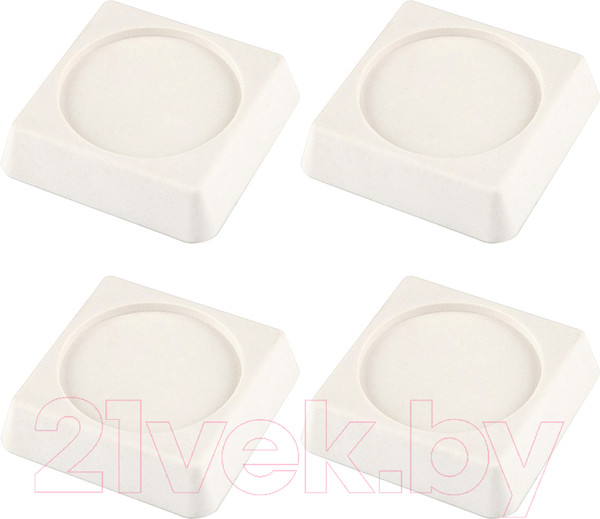 Изображение товара Комплект антивибрационных подставок Рыжий кот 105614 (4шт, белый)