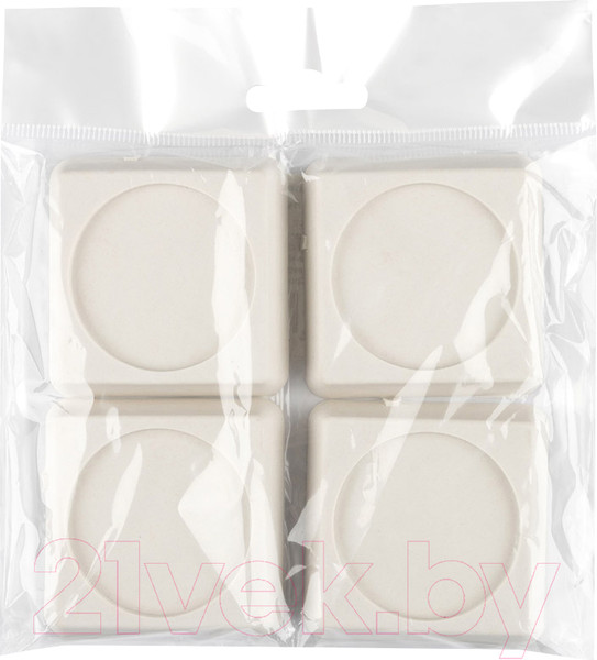 Изображение товара Комплект антивибрационных подставок Рыжий кот 105614 (4шт, белый)