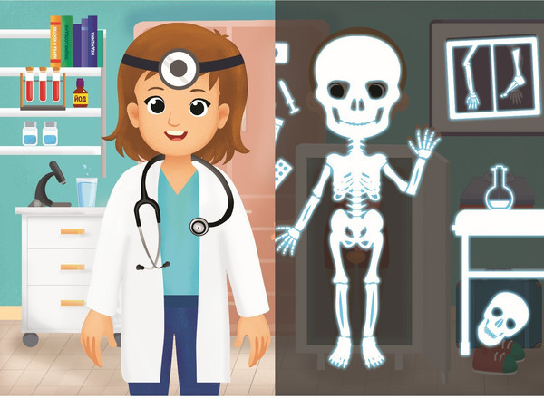 Изображение товара Пазл Puzzle Time С фонариком Кабинет врача / 7149464 (63эл)