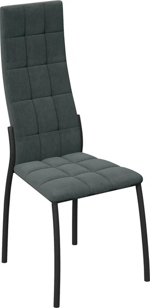 Изображение товара Стул ТриЯ Кредо (черный муар/микровелюр боска 26 темно-серый)
