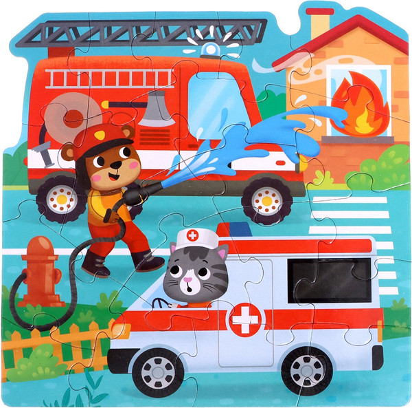 Изображение товара Развивающая игра Puzzle Time Транспорт 4 в 1 / 7403718