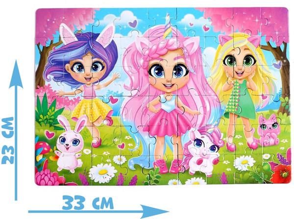 Изображение товара Пазл Puzzle Time Лесные феи / 4637537 (54эл)