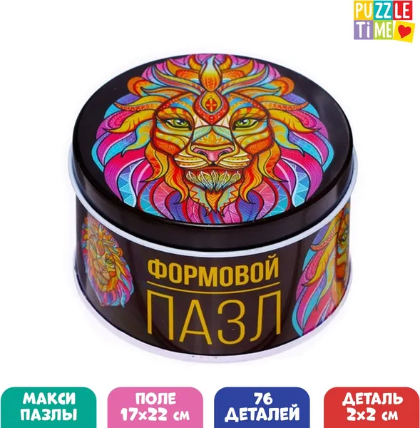 Изображение товара Пазл Puzzle Time Сказочный лев / 7860022 (76эл)