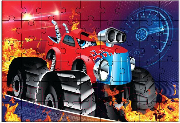 Изображение товара Пазл Puzzle Time В елочном шаре Мегатачки / 4923776 (54эл)