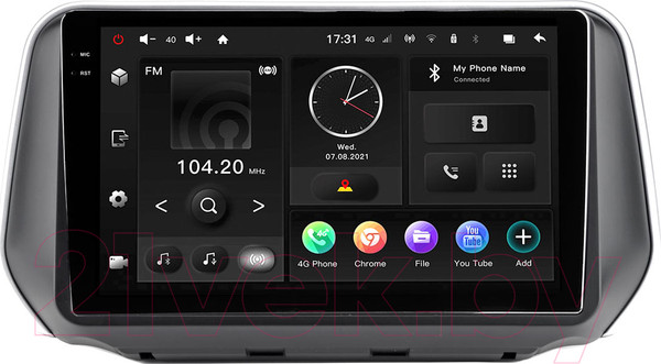 Изображение товара Бездисковая автомагнитола Incar TMX2-2443-3