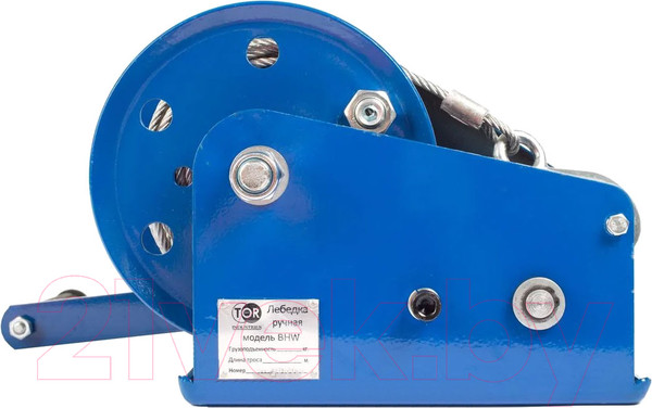 Изображение товара Лебедка ручная TOR ЛБ-3000 1.35 т 10м / 1000388