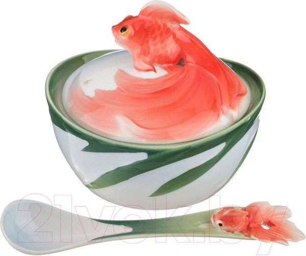 Изображение товара Икорница Lefard Золотая рыбка / 58-141