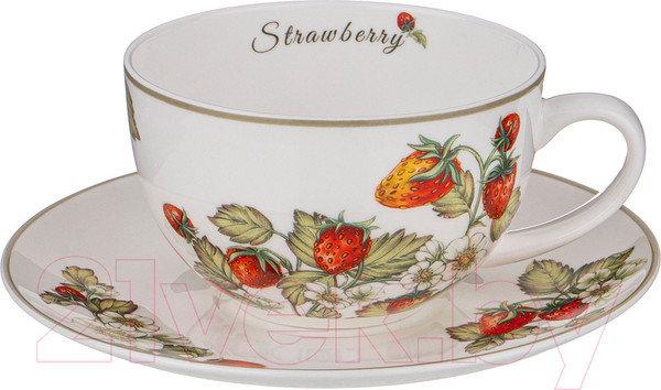 Изображение товара Чашка с блюдцем Lefard Strawberry / 85-1908