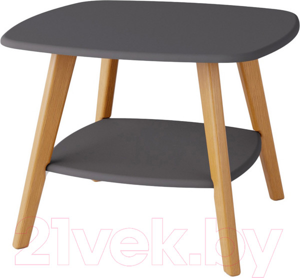 Изображение товара Журнальный столик Мебелик Хадсон (графит/дуб светлый)
