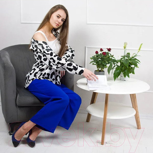 Изображение товара Журнальный столик Мебелик BeautyStyle 17 (белый/бук)