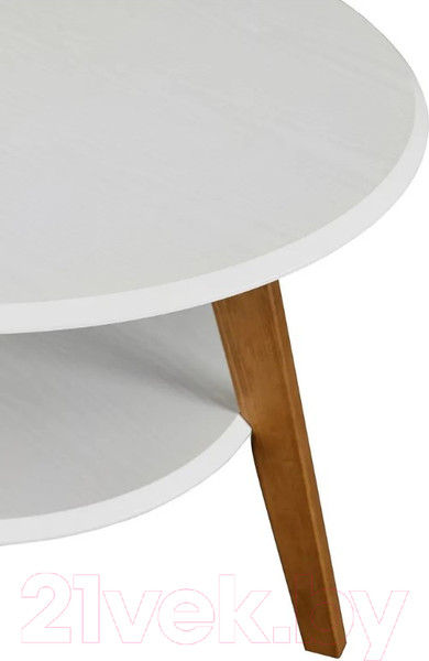 Изображение товара Журнальный столик Мебелик BeautyStyle 17 (белый/бук)