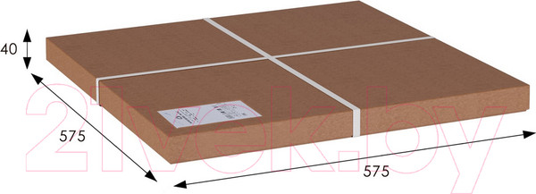 Изображение товара Журнальный столик Мебелик Альбано (белый мрамор/хром)