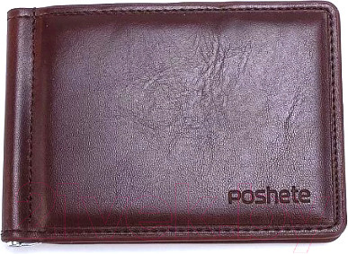 Изображение товара Зажим для денег Poshete 848-1002-BRW (коричневый)
