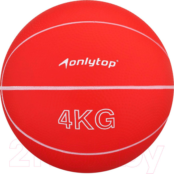 Изображение товара Медицинбол Onlytop 2763598 (4кг, красный)
