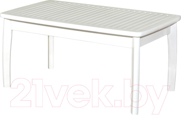 Изображение товара Журнальный столик Мебелик Массив решетка (снег)