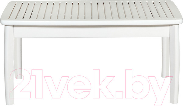 Изображение товара Журнальный столик Мебелик Массив решетка (снег)