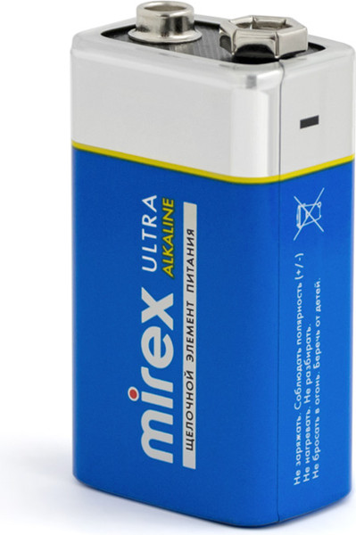 Изображение товара Батарейка Mirex 6LR61 9V / 23702-6LR6-E1