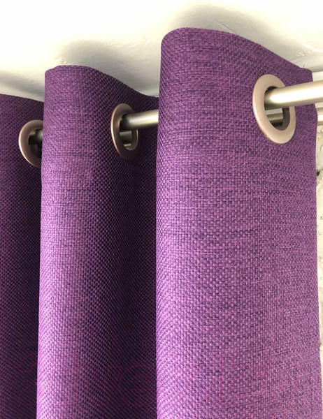 Изображение товара Комплект штор Модный текстиль 06L / 112MT222611 (260x180, 2шт, фиолетовый)