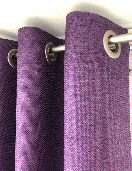 Изображение товара Комплект штор Модный текстиль 06L / 112MT222611 (260x210, 2шт, фиолетовый)