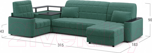 Изображение товара Диван П-образный Moon Family 018 / 004700