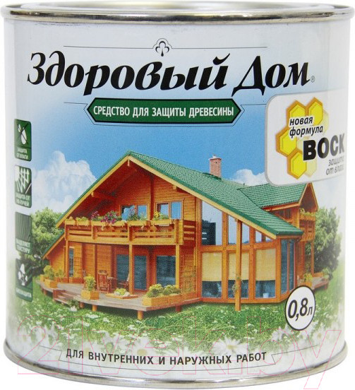 Изображение товара Защитно-декоративный состав Здоровый дом Орегон (800мл)