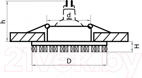 Изображение товара Точечный светильник Lightstar Ingrano 002534