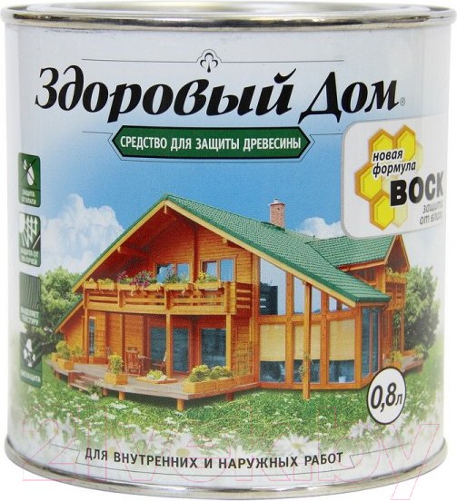 Изображение товара Защитно-декоративный состав Здоровый дом Рябина (800мл)