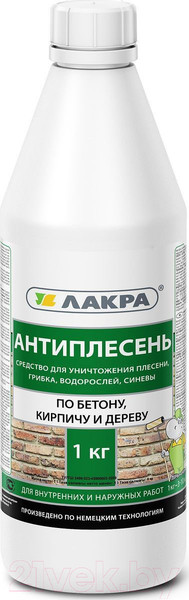 Изображение товара Защитно-декоративный состав Лакра Антиплесень (1кг)