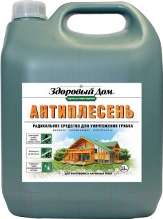 Изображение товара Антисептик для древесины Здоровый дом Антиплесень (3.5кг)