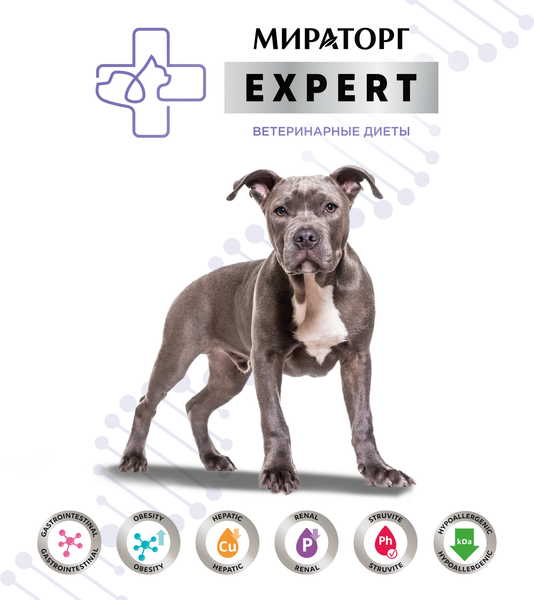 Изображение товара Влажный ветеринарный корм для собак Мираторг Expert Renal Бережная забота о здоровье почек / 1010020600 (85г)
