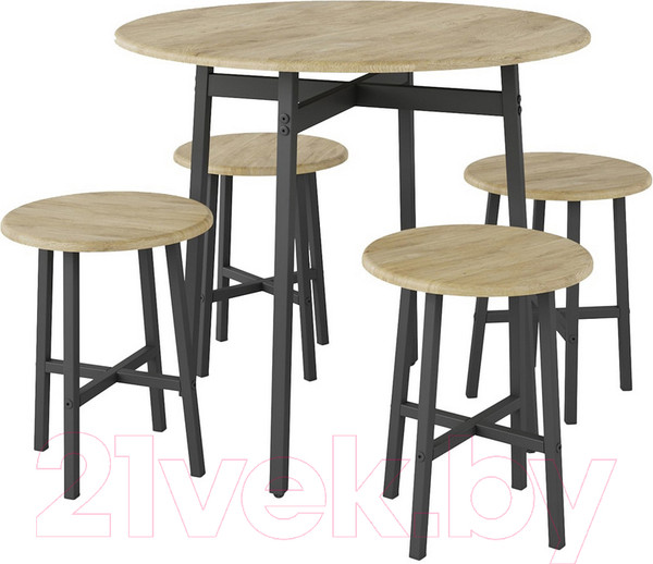 Изображение товара Обеденный стол Мебелик Медисон (дуб сонома)