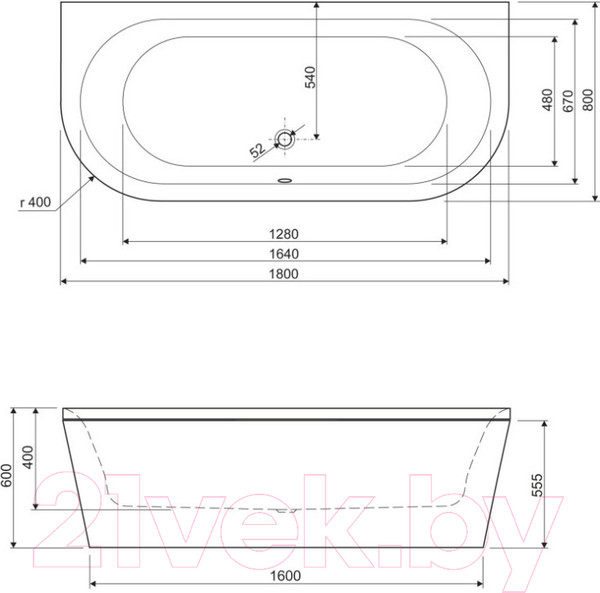 Изображение товара Экран для ванны Cezares METAURO-wall-180-SCR-W37