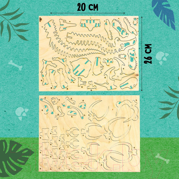 Изображение товара Конструктор Лесная мастерская Скелет Тираннозавра / 9298566