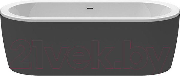 Изображение товара Экран для ванны Cezares Slim CENTRAL-180-SCR-NERO