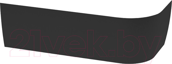 Изображение товара Экран для ванны Cezares Slim CORNER-180-SCR-L-NERO