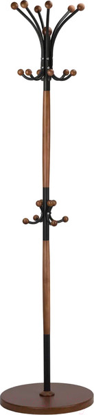 Изображение товара Вешалка для одежды Мебелик Д 1 (черный/средне-коричневый)