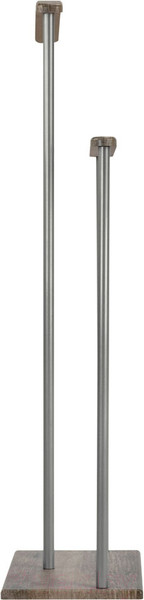 Изображение товара Стойка для одежды Мебелик Костюмная Дэви 1 (металлик/дуб крымский состаренный)