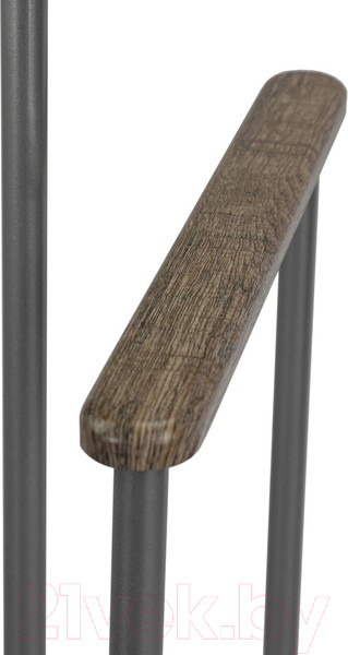 Изображение товара Стойка для одежды Мебелик Костюмная Дэви 1 (металлик/дуб крымский состаренный)