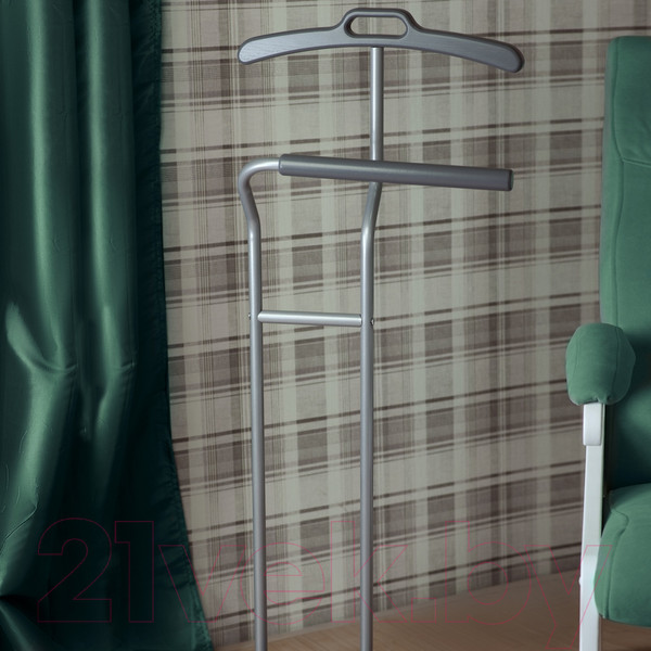 Изображение товара Стойка для одежды Мебелик Костюмная Д 10 (металлик/серый графит)