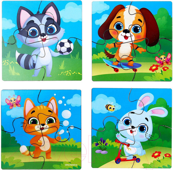 Изображение товара Развивающая игра Лесная мастерская 4 в 1 / 9398636