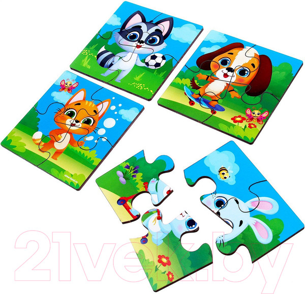 Изображение товара Развивающая игра Лесная мастерская 4 в 1 / 9398636