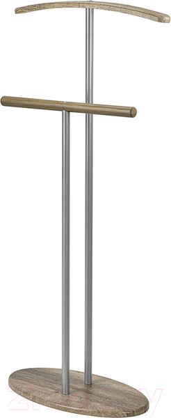 Изображение товара Стойка для одежды Мебелик Костюмная Дэви 2 (металлик/дуб крымский состаренный)